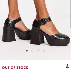 NEW asos mary jane platform heels